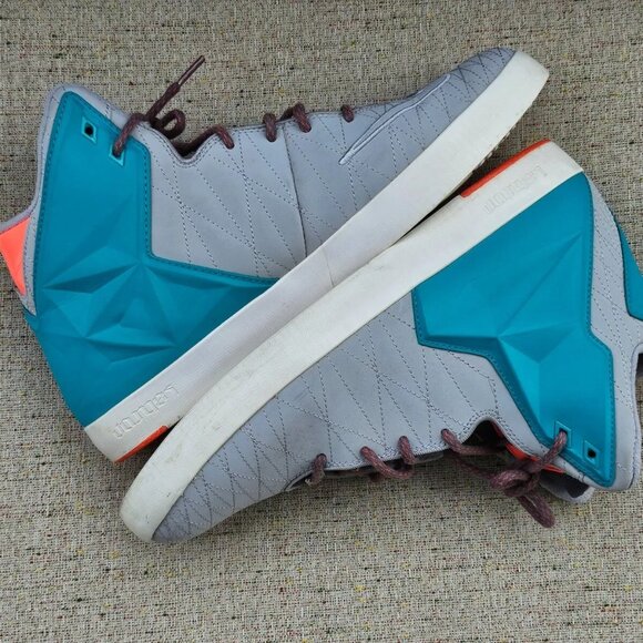 Nike Men Sneaker High Top Gray/Blue Shoes Lace Up Size 11US 45EU - Picture 7 of 12